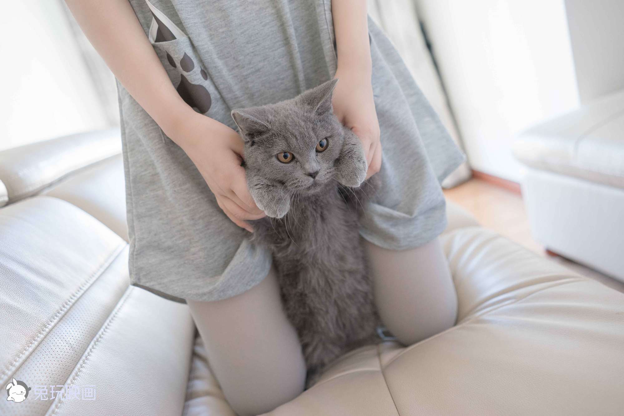 [兔玩映画]B93.003猫与少女插图2